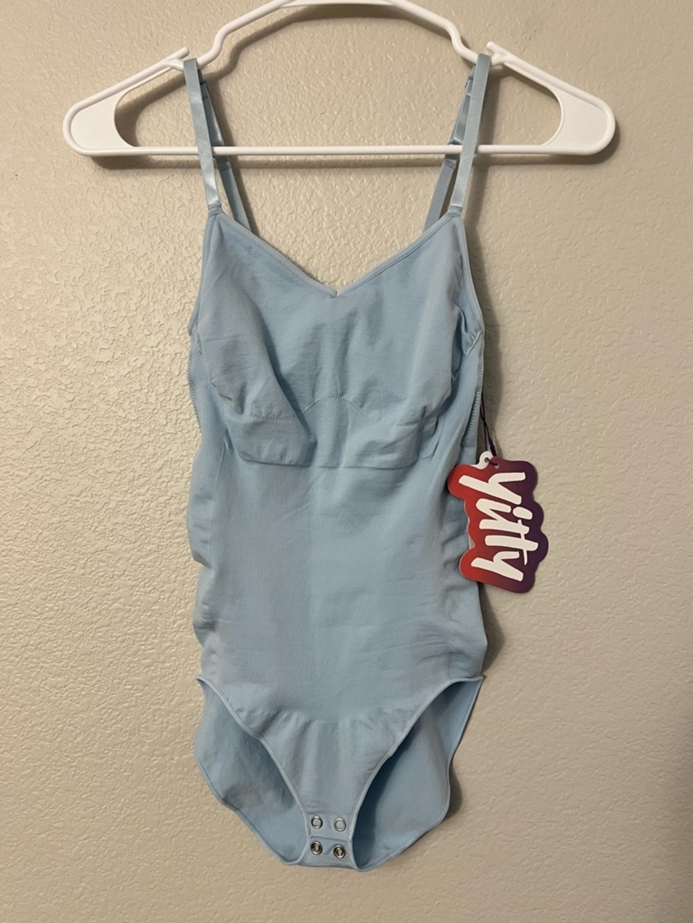 NWT YITTY Light Blue Shaping Bodysuit with Adjustable Straps | Size XS/S